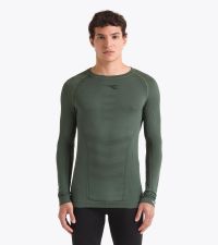 DIADORA LS TEE SHIRT STRATOZERO CORIANDRE Tee shirt  running pas cher