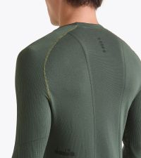 DIADORA LS TEE SHIRT STRATOZERO CORIANDRE Tee shirt  running pas cher