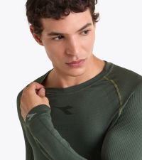 DIADORA LS TEE SHIRT STRATOZERO CORIANDRE Tee shirt  running pas cher