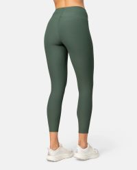 KARI TRAA NINA HIGH WAIST TIGHTS THYME Collant running femme pas cher