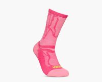 HOKA CLIFTON CREW RUN SOCK ELECTRIC ROSE Chaussettes Running Hoka pas cher