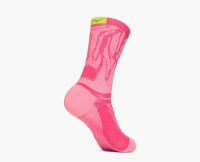 HOKA CLIFTON CREW RUN SOCK ELECTRIC ROSE Chaussettes Running Hoka pas cher