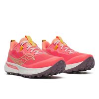 SAUCONY PEREGRINE 15 CORAL ET SALMON Chaussures de trail saucony femme pas cher