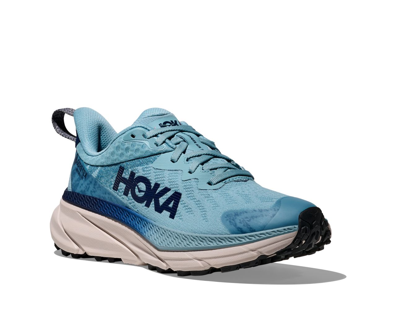 HOKA CHALLENGER ATR  7 GTX RAINDROP ET GROUT Chaussures de Trail