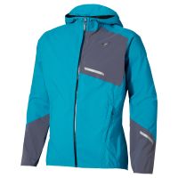 MIZUNO VESTE  TRAIL WATERPROOF 20K BLEUE Veste running etanche