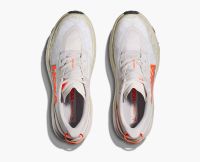 HOKA SPEEDGOAT 6 WHITE ET NEON TANGERINE  Chaussures de trail pas cher