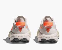 HOKA SPEEDGOAT 6 WHITE ET NEON TANGERINE  Chaussures de trail pas cher