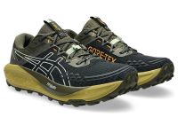 ASICS GEL TRABUCO 13 GTX BLACK ET WHISPER GREEN  Chaussures de trail pas cher