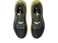 ASICS GEL TRABUCO 13 GTX BLACK ET WHISPER GREEN  Chaussures de trail pas cher