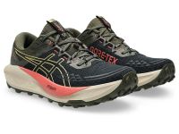 ASICS GEL TRABUCO 13 GTX BLACK ET LEMONGRASS  Chaussures de trail pas cher