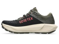 ASICS GEL TRABUCO 13 GTX BLACK ET LEMONGRASS  Chaussures de trail pas cher