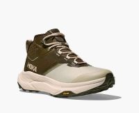 HOKA TRANSPORT HIKE GTX SPRUCE GREEN ET OYSTER MUSHROOM Chaussures de Randonnée