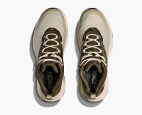 HOKA TRANSPORT HIKE GTX SPRUCE GREEN ET OYSTER MUSHROOM Chaussures de Randonnée pas cher