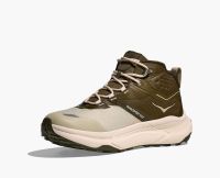 HOKA TRANSPORT HIKE GTX SPRUCE GREEN ET OYSTER MUSHROOM Chaussures de Randonnée pas cher