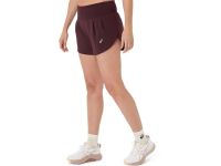 ASICS ROAD  3.5IN SHORT WOMEN DARK CURRANT Short Running pas cher