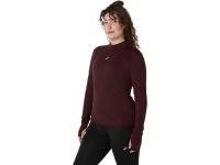 ASICS ROAD WINTER SEAMLESS LS TOP DARK CURRANT Maillot chaud pas cher