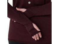 ASICS ROAD WINTER SEAMLESS LS TOP DARK CURRANT Maillot chaud pas cher