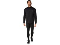 ASICS CORE LS 1/2 ZIP WINTER TOP BLACK  Maillot chaud pas cher