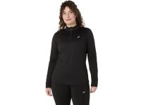 ASICS CORE LS 1/2 ZIP WINTER TOP BLACK  Maillot chaud