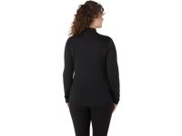 ASICS CORE LS 1/2 ZIP WINTER TOP BLACK  Maillot chaud pas cher
