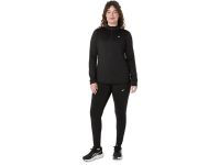ASICS CORE LS 1/2 ZIP WINTER TOP BLACK  Maillot chaud pas cher
