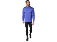 ASICS CORE LS 1/2 ZIP WINTER TOP DARK COBALT  Maillot chaud pas cher