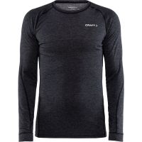 CRAFT  CORE WOOL MERINO LS TEE BLACK Sous vetement hiver