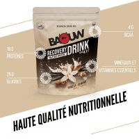 BAOUW BOISSON PROTEINEE DE RECUPERATION VANILLE ET AMANDE Boisson de recuperation pas cher