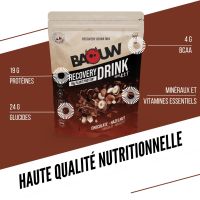 BAOUW BOISSON PROTEINEE DE RECUPERATION CHOCOLAT ET NOISETTE Boisson de recuperation pas cher