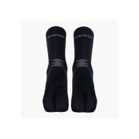 BV SPORT CHAUSSETTES RUN MARATHON HIGH BLACK Chaussettes de running pas cher