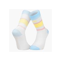 BV SPORT SOQUETTE LIGHT RUN HAUTE IBIZA PASTEL BLEU   Chaussettes de running