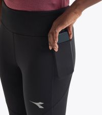 DIADORA TIGHTS RUN CREW NOIR Collant  running pas cher