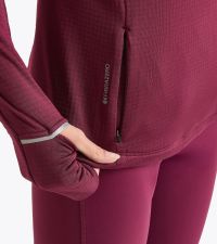 DIADORA L WARM UP WINTER PROTECTION ROUGE BANDEROLE Couche chaude pas cher