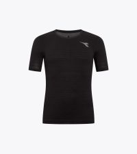 DIADORA SS TEE SHIRT STRATOUNO NOIR Tee shirt running
