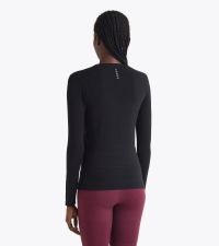 DIADORA LS TEE SHIRT STRATOUNO WOMEN NOIR Tee shirt running pas cher