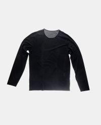 WISE ULTRA SHIRT  LS BLACK  Tee shirt running pas cher