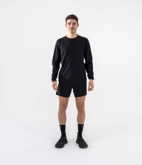 WISE ULTRA SHIRT  LS BLACK  Tee shirt running pas cher