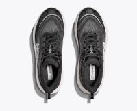 HOKA SKYFLOW WIDE BLACK ET WHITE  Chaussures de running pour pieds larges pas cher