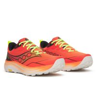 SAUCONY PEREGRINE 16 FIRE ET BLACK    Chaussures de trail saucony pas cher
