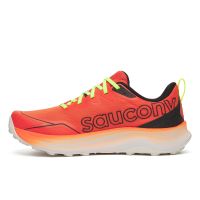 SAUCONY PEREGRINE 16 FIRE ET BLACK    Chaussures de trail saucony pas cher
