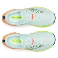 SAUCONY PEREGRINE 16 AQUA ET CITRON Chaussures de trail saucony pas cher