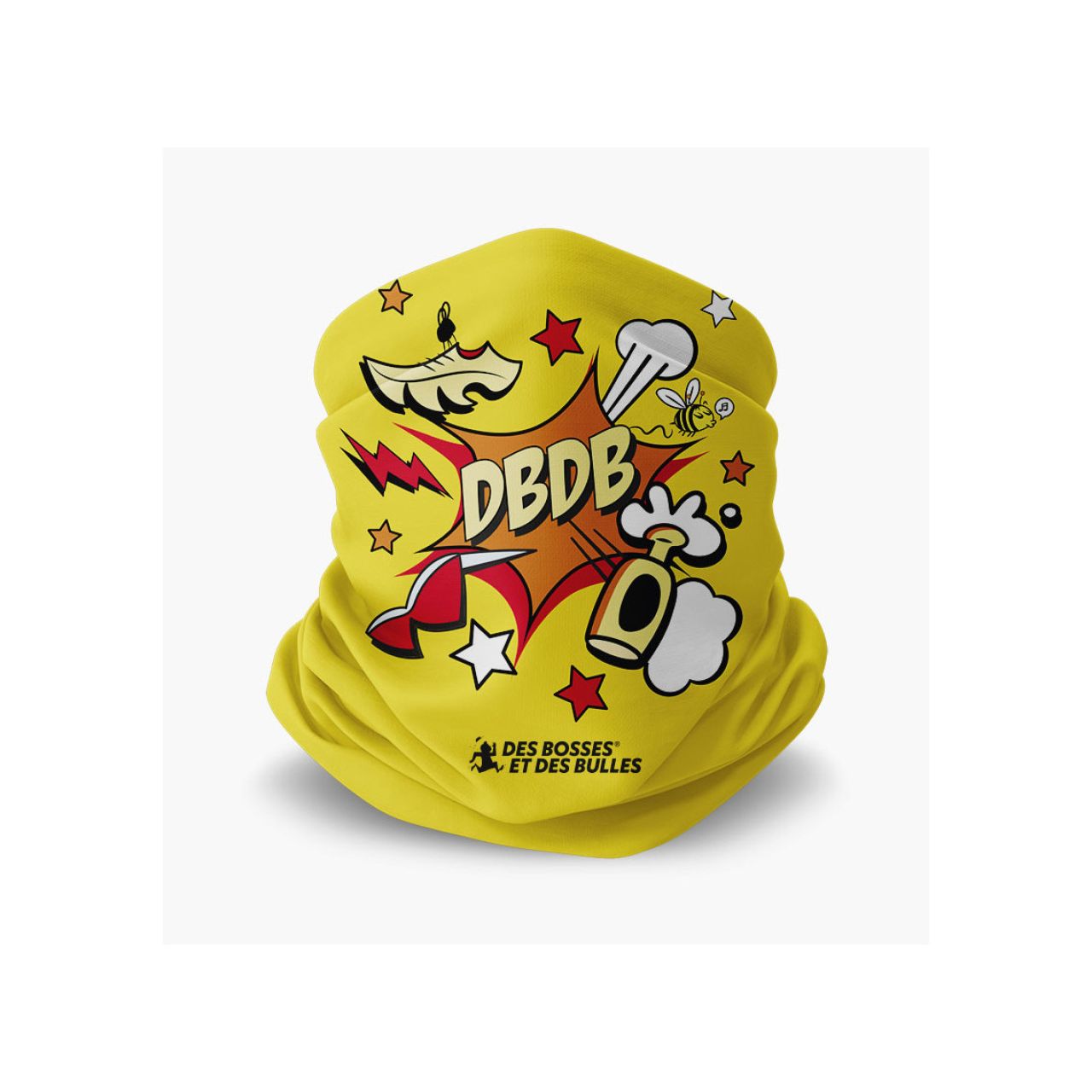 BV SPORT FOULARD DBDB POP JAUNE  Bandeau multifonctions