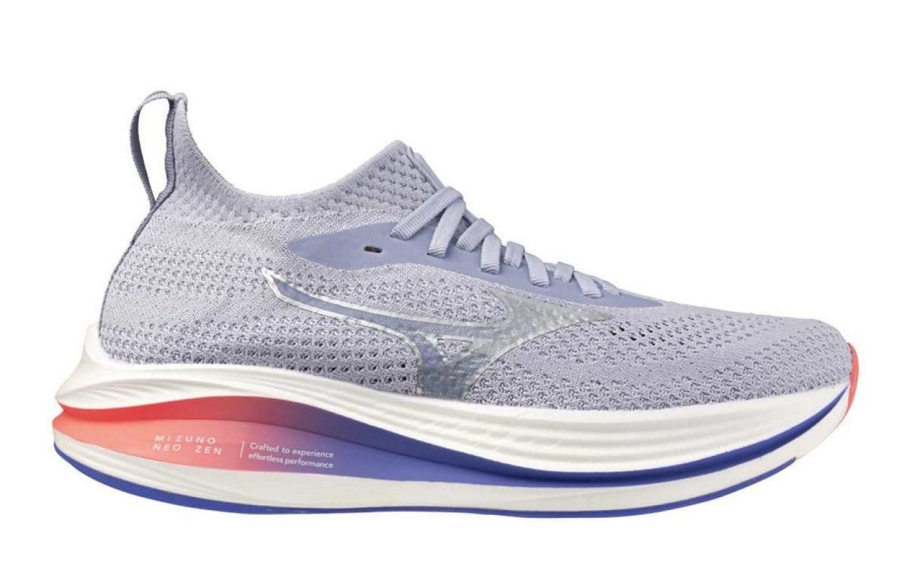 MIZUNO NEO ZEN ICELANDIC BLUE ET STRIKING CORAL Chaussures de running