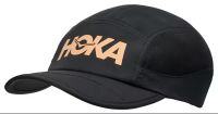 HOKA RUN HAT BLACK ET GOLD Casquette running