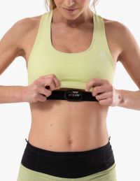 COMPRESSPORT FEELFREE SEAMLESS BRA SHADOW LIME Brassière de sport pas cher