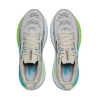 BROOKS ADRENALINE GTS 25 OYSTER, GREEN GECKO ET BLUE Chaussures de running pas cher