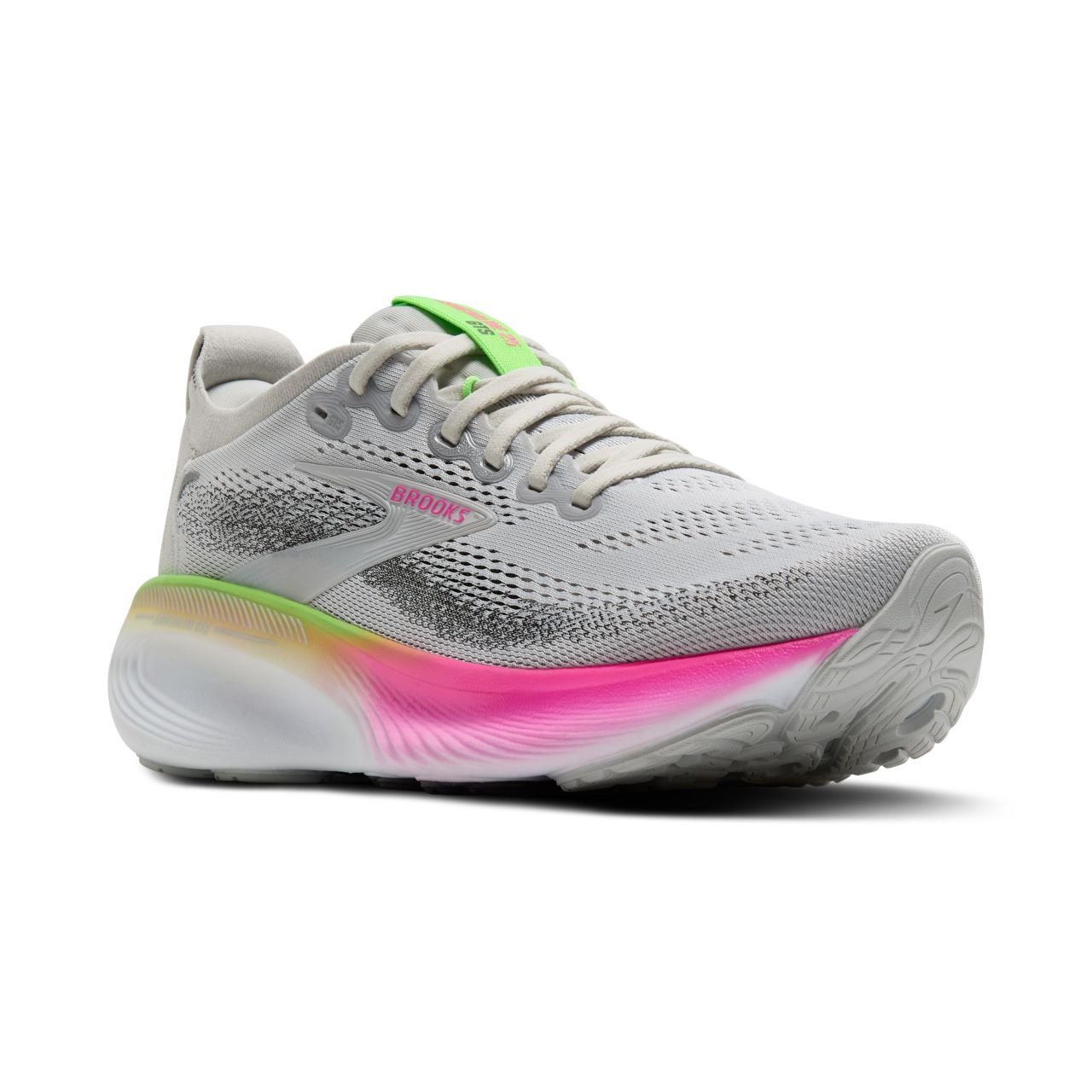 BROOKS ADRENALINE GTS 25 OYSTER, PINK ET GREEN Chaussures de running