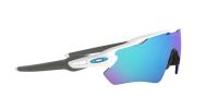 OAKLEY RADAR EV PATH POLISHED WHITE , PRIZM SAPPHIRE  Lunettes de sport pas cher