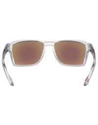 OAKLEY SYLAS POLISHED CLEAR ,PRIZM SAPPHIRE Lunettes de sport pas cher