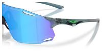 OAKLEY CYBR ZERO POLISHED WHITE, PRIZM SAPPHIRE Lunettes de sport pas cher